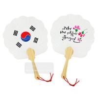 스텐실 부채만들기 세트1 (꽃부채)