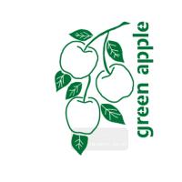 [스텐실도안]AJ-3182싱그럽고 탐스러운 그린애플