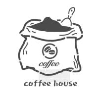 [스텐실도안]AJ-3181 빈티지커피자루