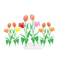 [스텐실도안]aj-6045 튜울립