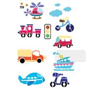 [스텐실도안]AJ-7013 여러가지 교통수단