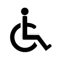 [스텐실도안] RJ-2018 장애인주차구역 도로표지 도안 장애인 스텐실도안