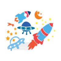 [스텐실도안]AJ-2206 우주로켓