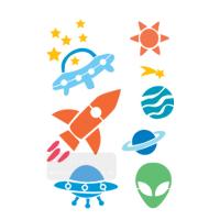 [스텐실도안]AJ-2207 우주로켓