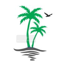 [스텐실도안]ns-1103 야자나무