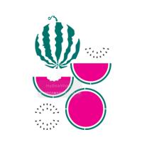 [스텐실도안]AJ-3192 수박모양