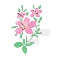 [스텐실도안]AJ-3194 철쭉꽃2