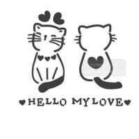 [스텐실도안] AJ-3201 고양이