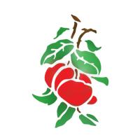 [스텐실도안]NS-1114 복숭아