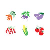 [스텐실도안]AJ-5079 야채모음