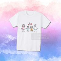 스텐실  티셔츠 만들기셋트10 우리가족