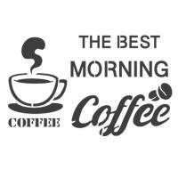 [스텐실도안]AJ-3213 모닝커피