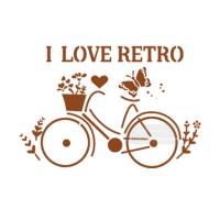 [스텐실도안]AJ-3221 레트로자전거