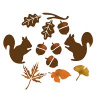 [스텐실도안]AJ-3220 다람쥐2