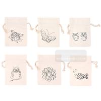 캔버스천 복주머니 밑그림 1개