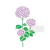 [스텐실도안]AJ-3224 수국