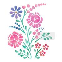 [스텐실도안]AJ-3231 아트플라워