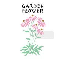 [스텐실도안]AJ-3238 가든플라워