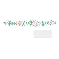 [스텐실도안]AJ-3239 플가워가렌드