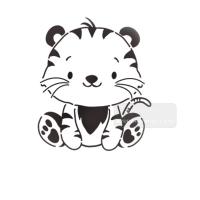 [스텐실도안]aj-2220 호랑이