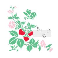 [스텐실도안]aj-5086딸기