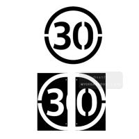 [스텐실도안]RJ-1656도로표지판 스텐실