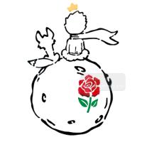 [스텐실도안]AJ-3244 어린왕자와장미