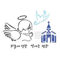 [스텐실도안]bj-4086하늘에영광 땅에는 평화천사 비둘기 교회스텐실