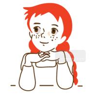 [스텐실도안]AJ-4027소녀