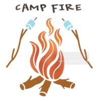 [스텐실도안]AJ-2230campfire 캠프화이어