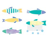 [스텐실도안]AJ-3266물고기