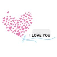 [스텐실도안]AJ-3267하트 I LOVE YOU