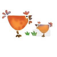 [스텐실도안]ns-1139귀여운 컨츄리 닭