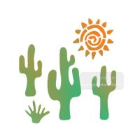 [스텐실도안]ns-1140사막의 선인장 해