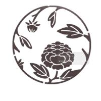 [스텐실도안]AJ-2232모란꽃 민화