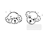 [스텐실도안]ns-1153강아지스텐실