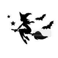 [스텐실도안]ns-1156날으는마녀 할로윈스텐실