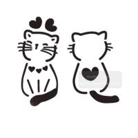 [스텐실도안]ns-1161고양이하트